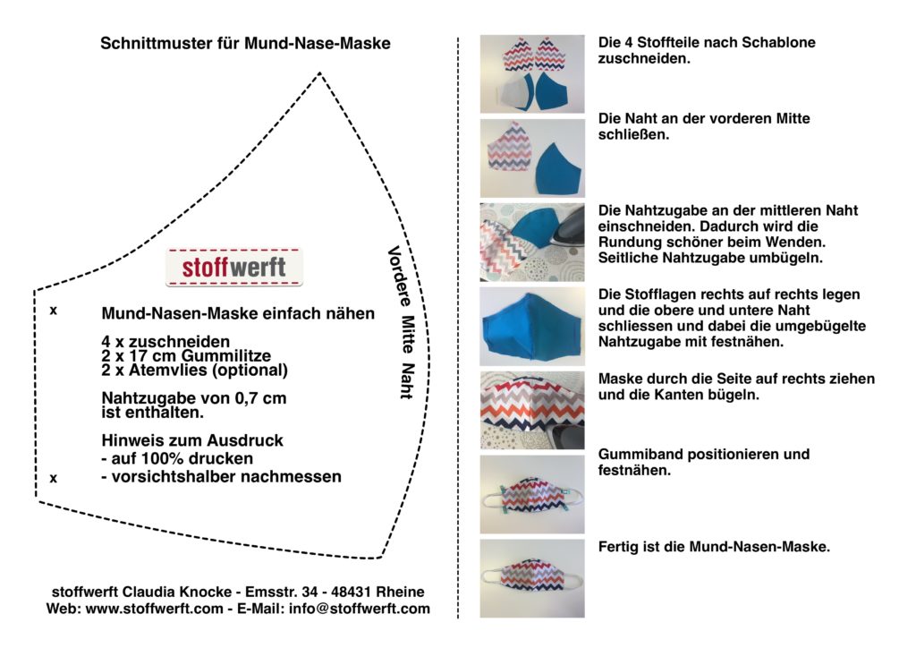 Schnittmuster kostenloses Kostenloses Schnittmuster: