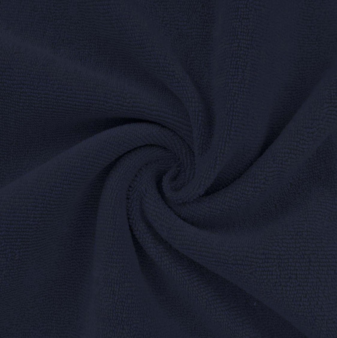 Frottee stretch in Marineblau
