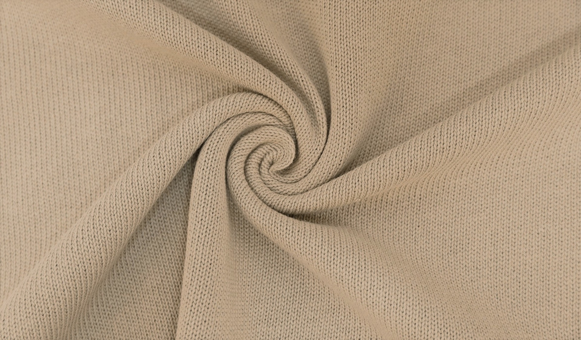 Baumwollstrick in beige
