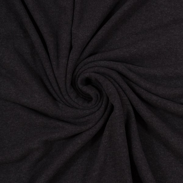 Strickstoff Bene anthrazit drapiert Strickstoff Bene anthrazit, angerauht, Made in Italy