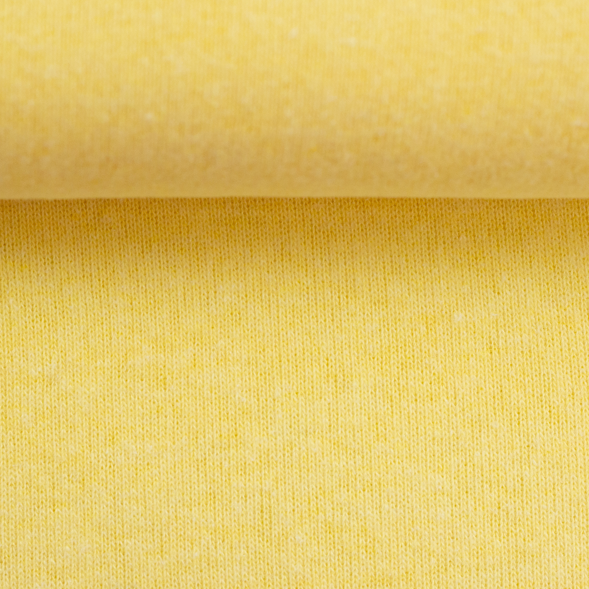 Strickstoff Bene gelb, angerauht, Made in Italy