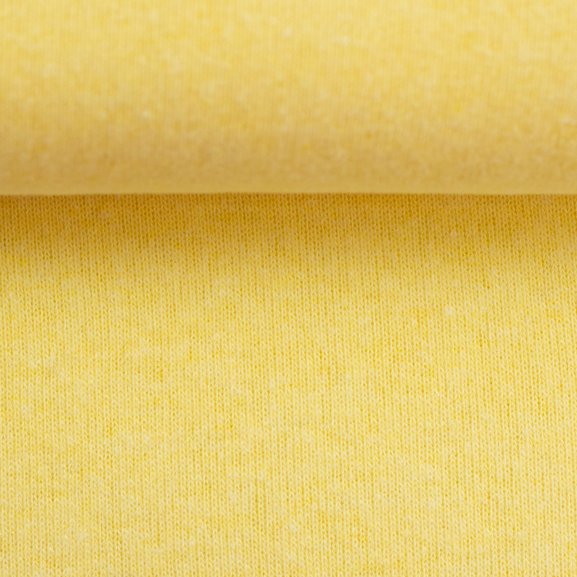 Strickstoff Bene gelb, angerauht, Made in Italy Strickstoff Bene gelb, angerauht, Made in Italy