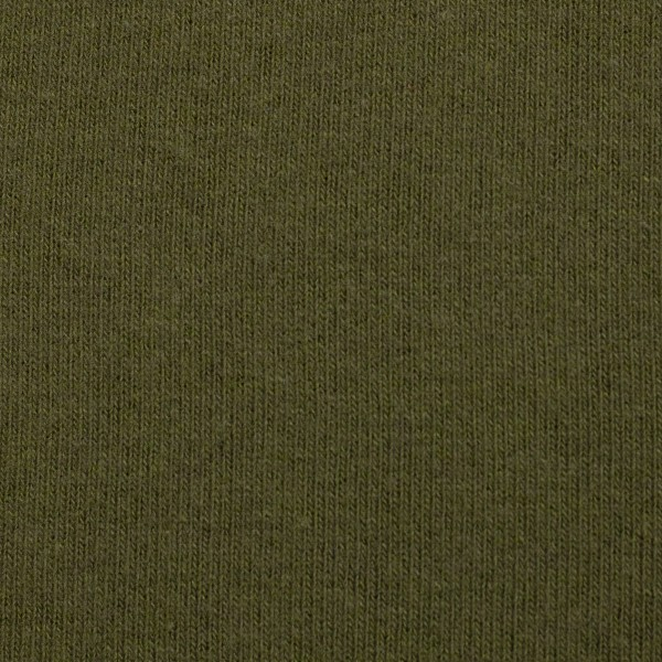 Strickstoff Bene khaki, angerauht, Made in Italy