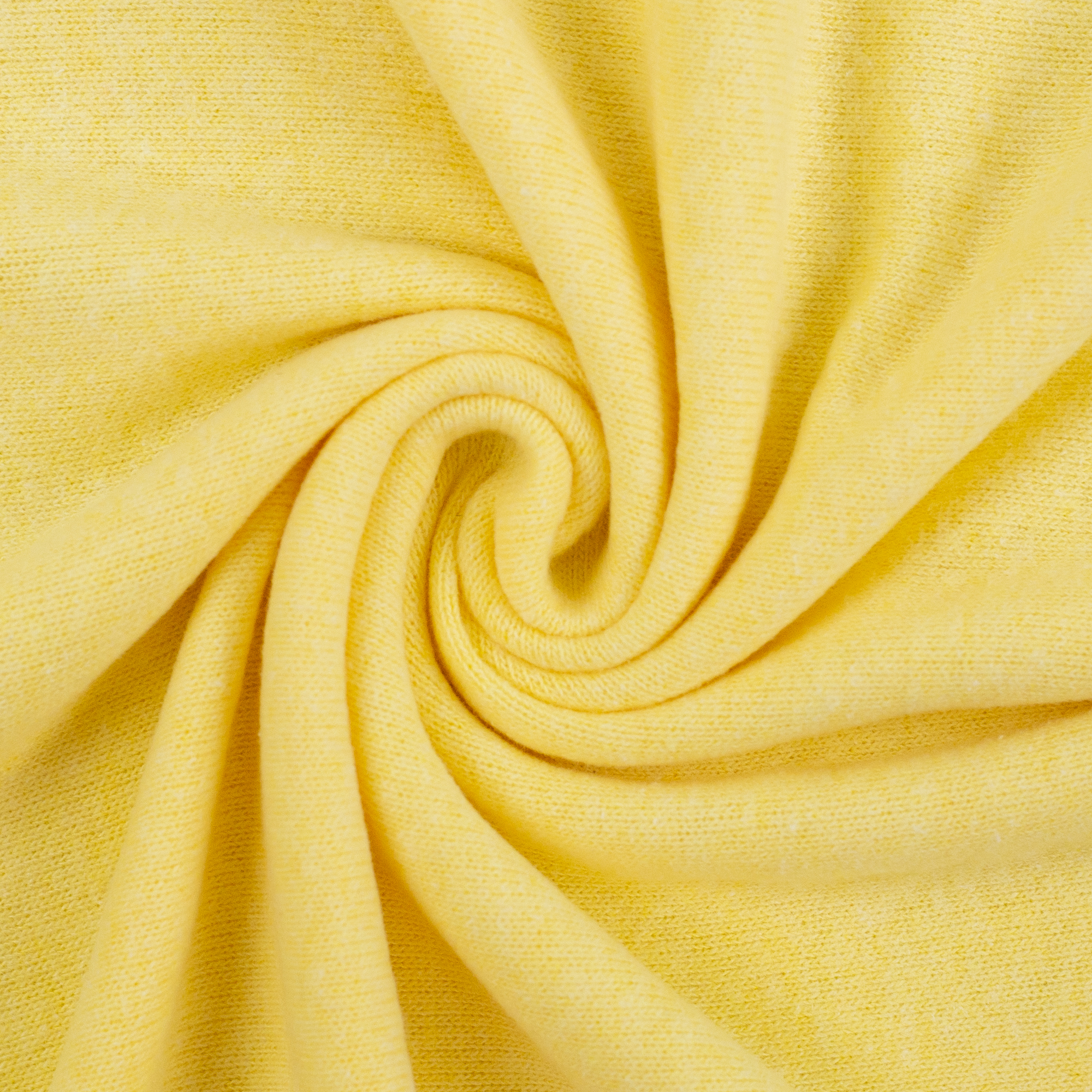 Strickstoff Bene gelb, angerauht, Made in Italy