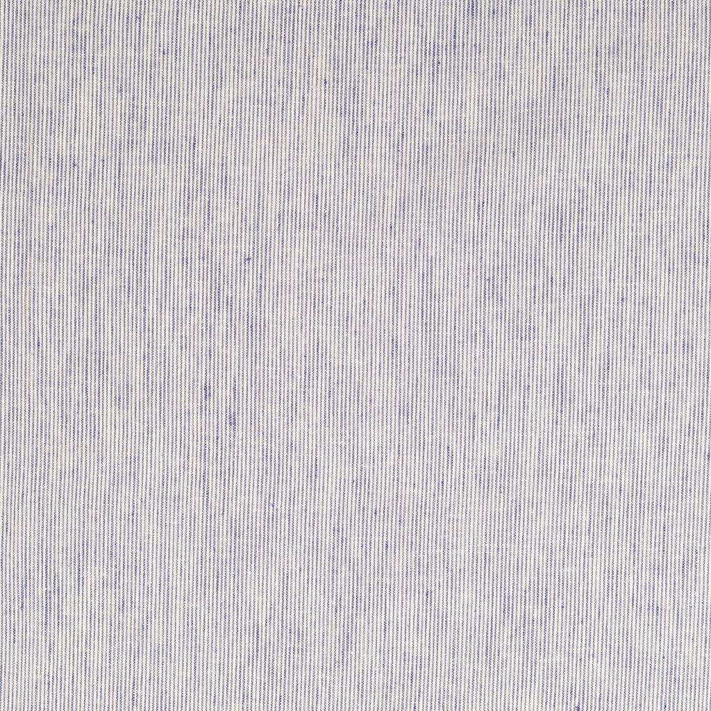 Leinen - Baumwolle Mix blau weiss gestreift