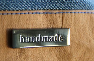 Handmade Label Metall - Detail Handmade Label Metall