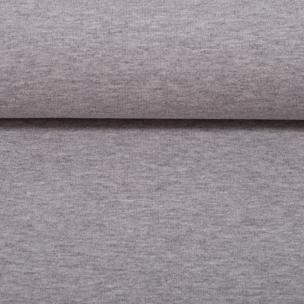 Sweat Maike melange hellgrau-Ballen Sweat Maike melange hellgrau, French Terry