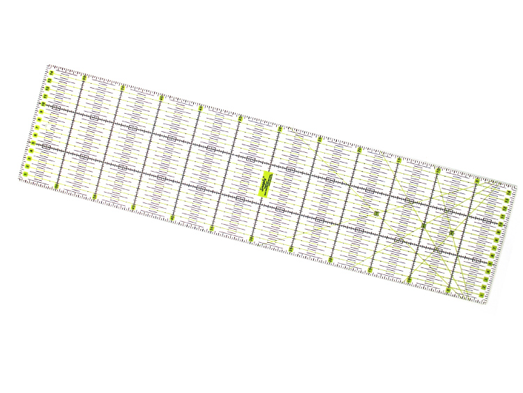 Patchwork-Lineal 60x15cm aus Polyacryl