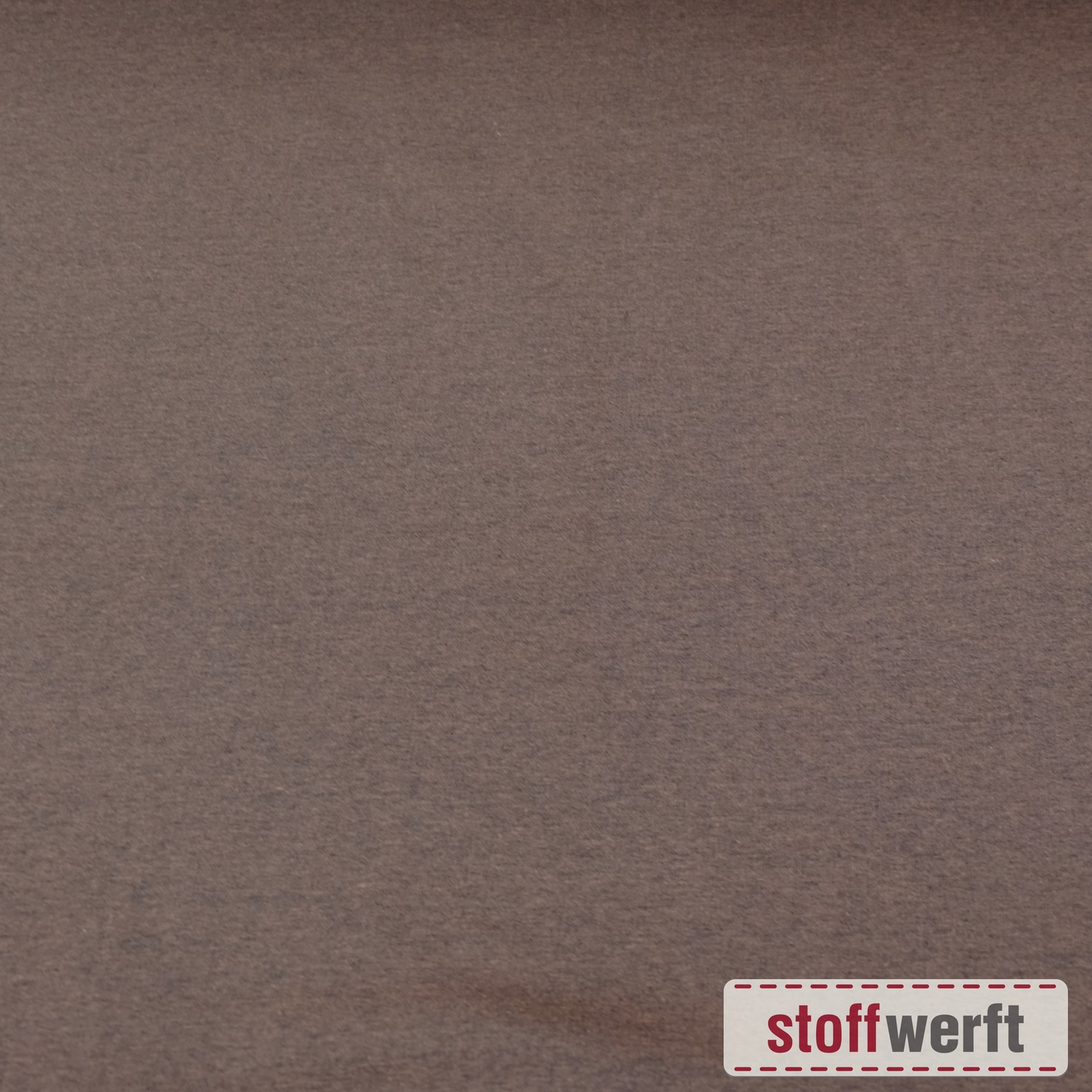 Baumwollsweat in braun meliert 