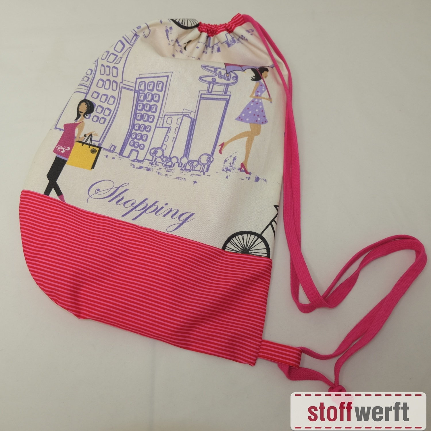 Dekostoff Fashion Girls beschichtet