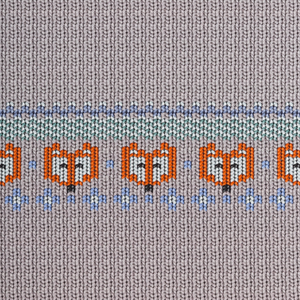 Cosy knitting by Cherry Picking Fox- grau