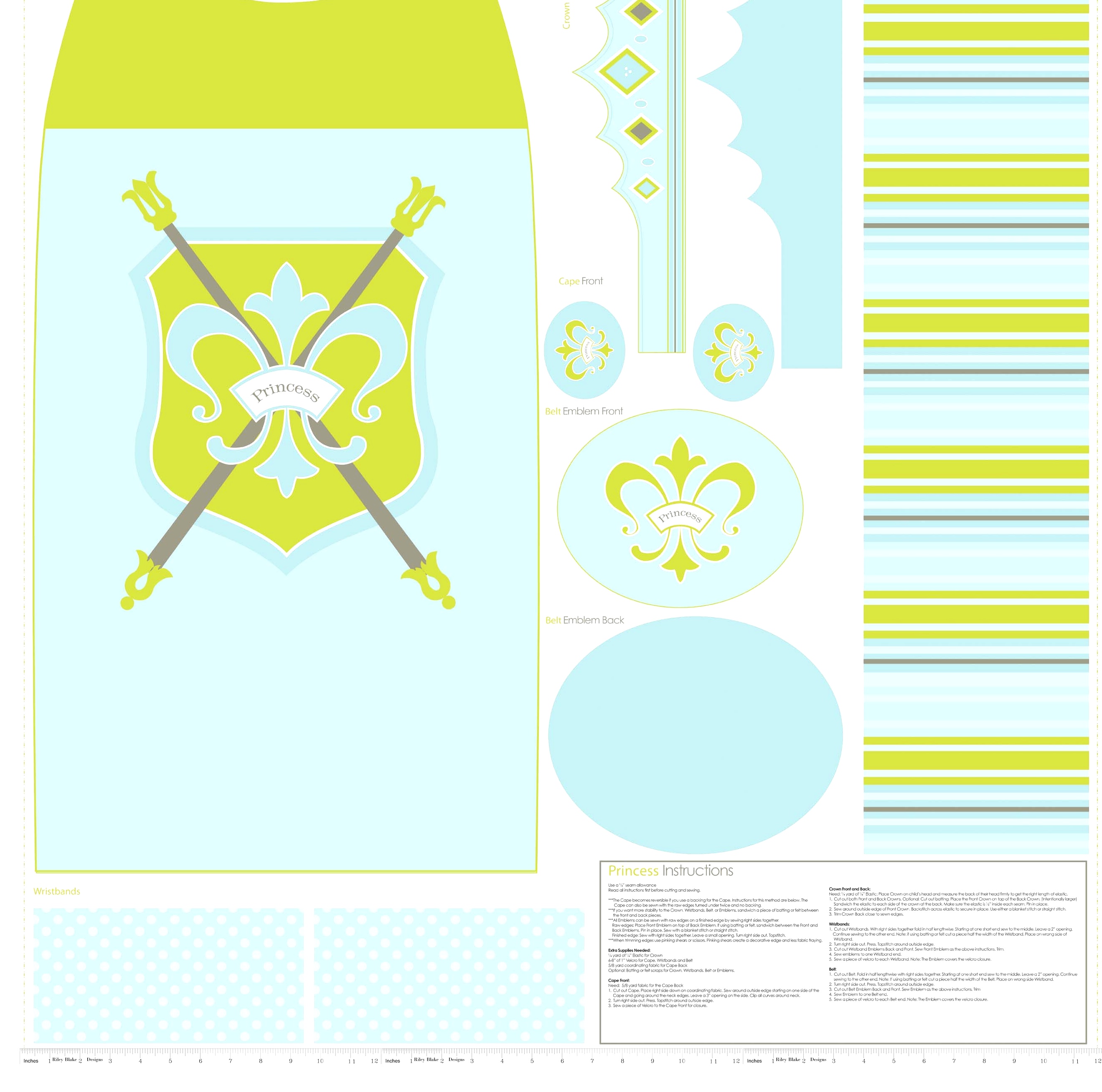 Princess Cape, Riley Blake Design