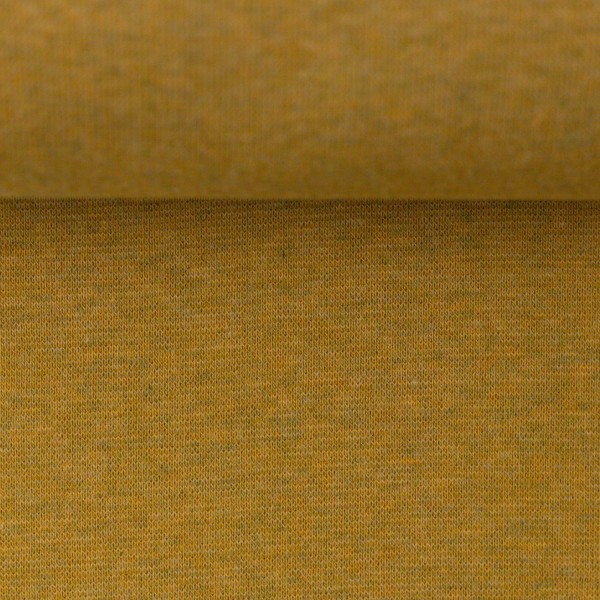 Sweat Maike melange senf, French Terry Sweat Maike melange senf, French Terry