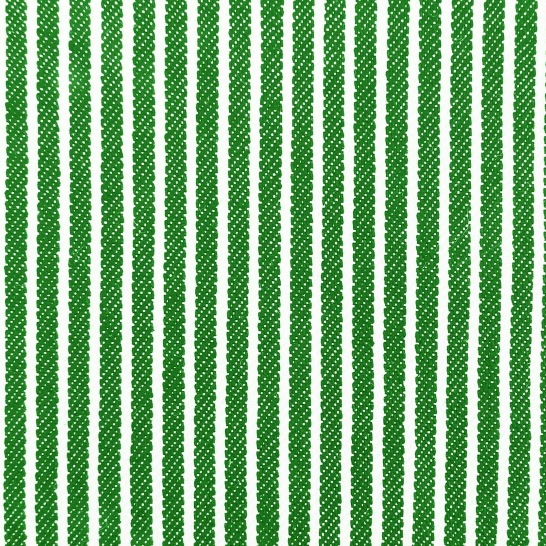 Jeansstoff grün-weiß gestreift 