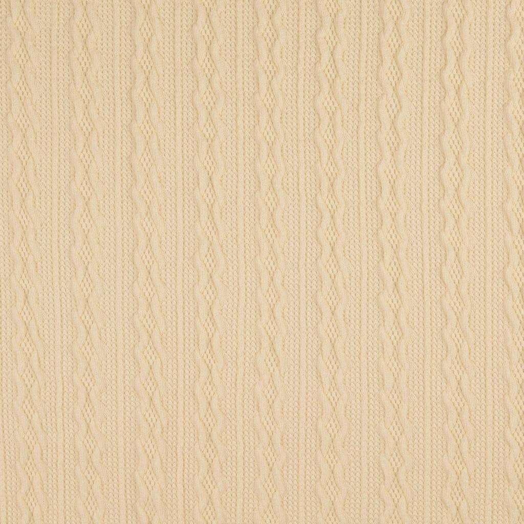 Strickstoff Zopfmuster in natur
