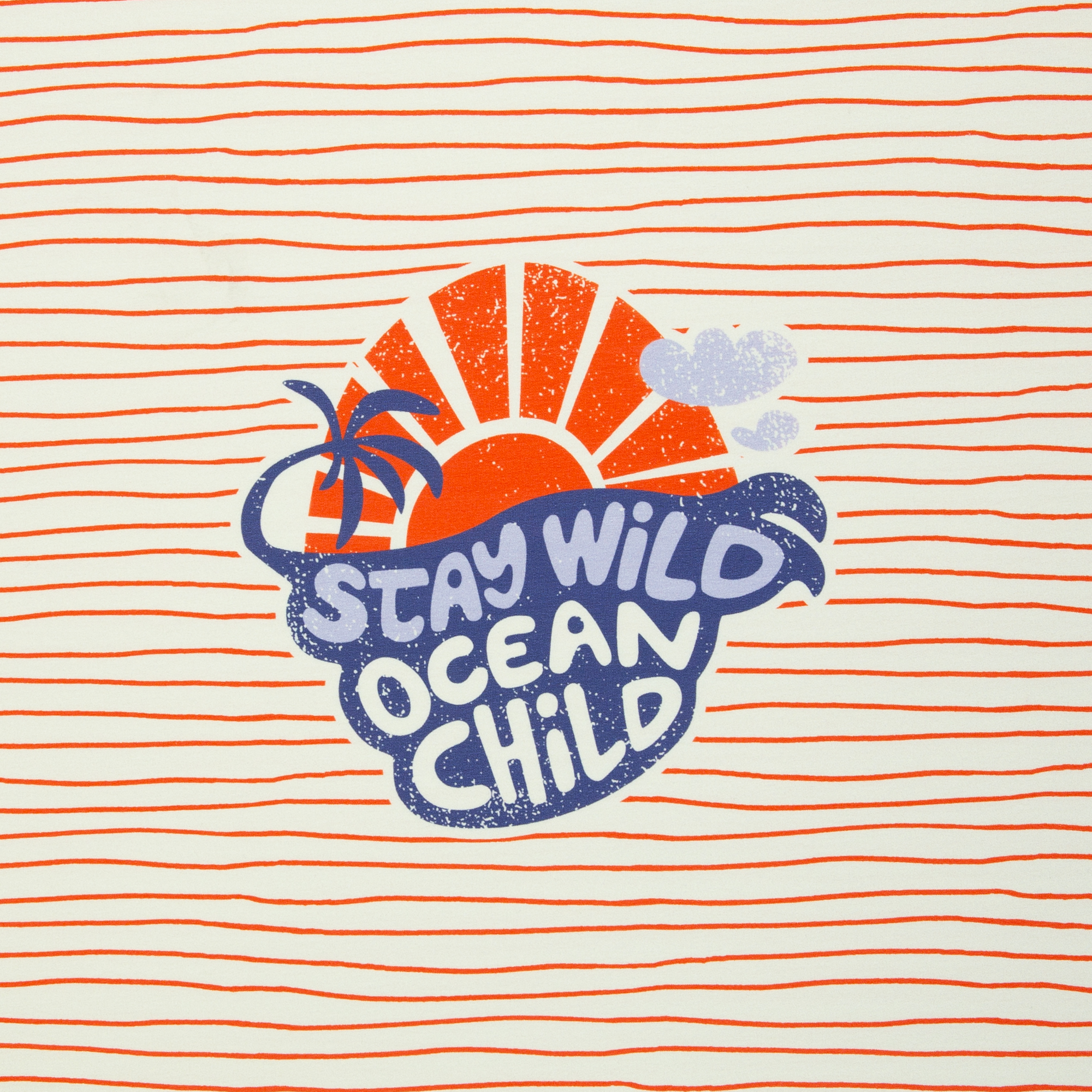 Panel Stay Wild by Käselotti, French Terry