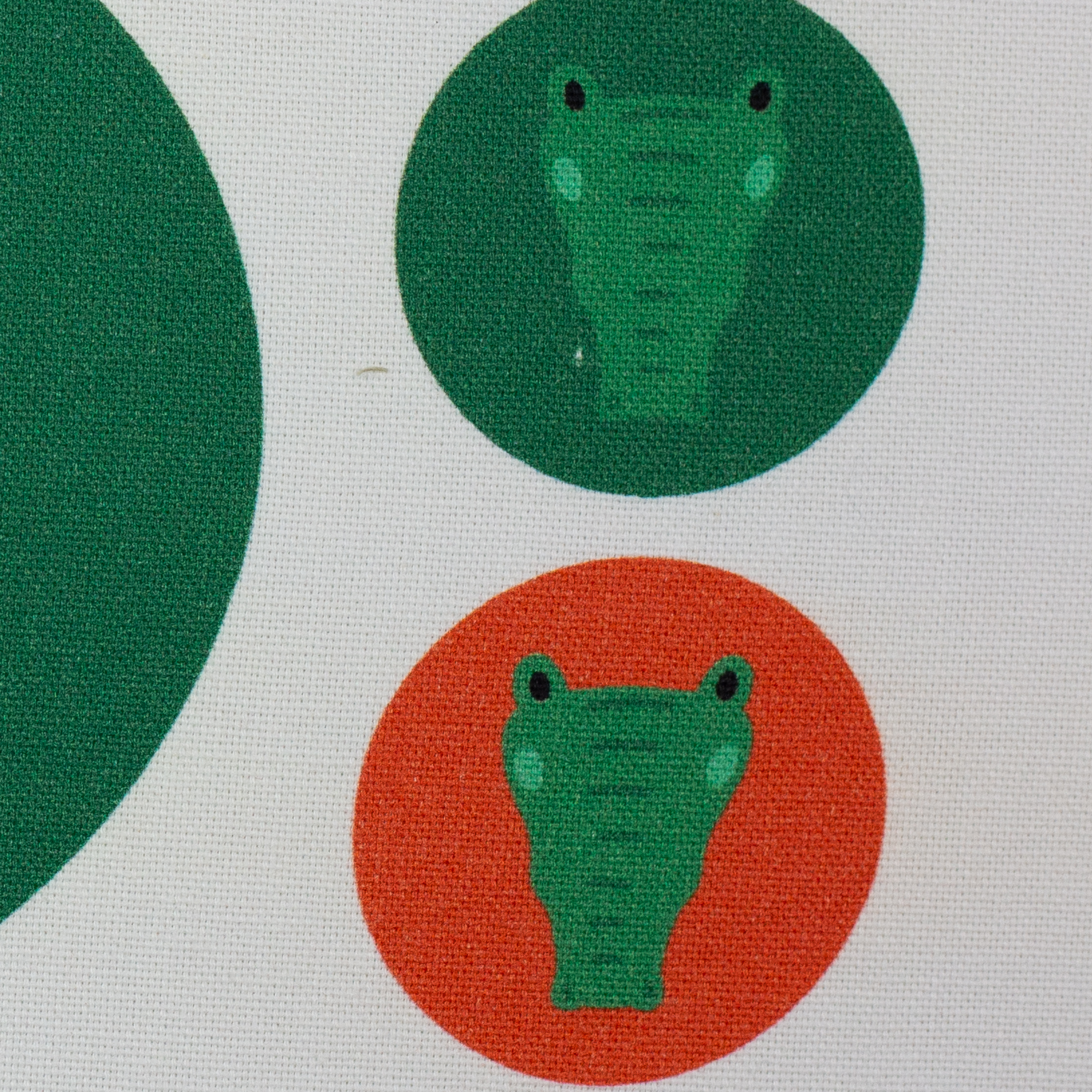 Canvas Tierbeutel Panel by Käselotti - Krokodil