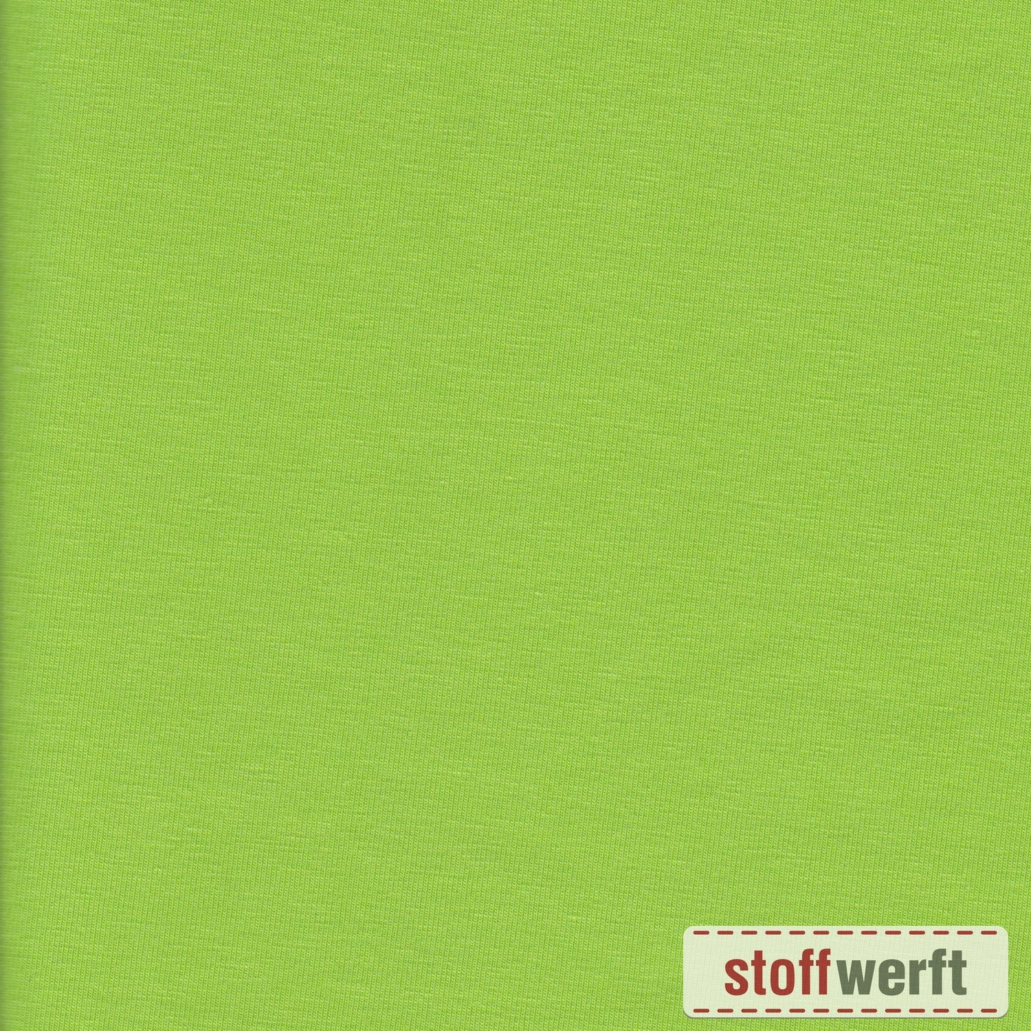 Baumwolljersey in apfelgrün