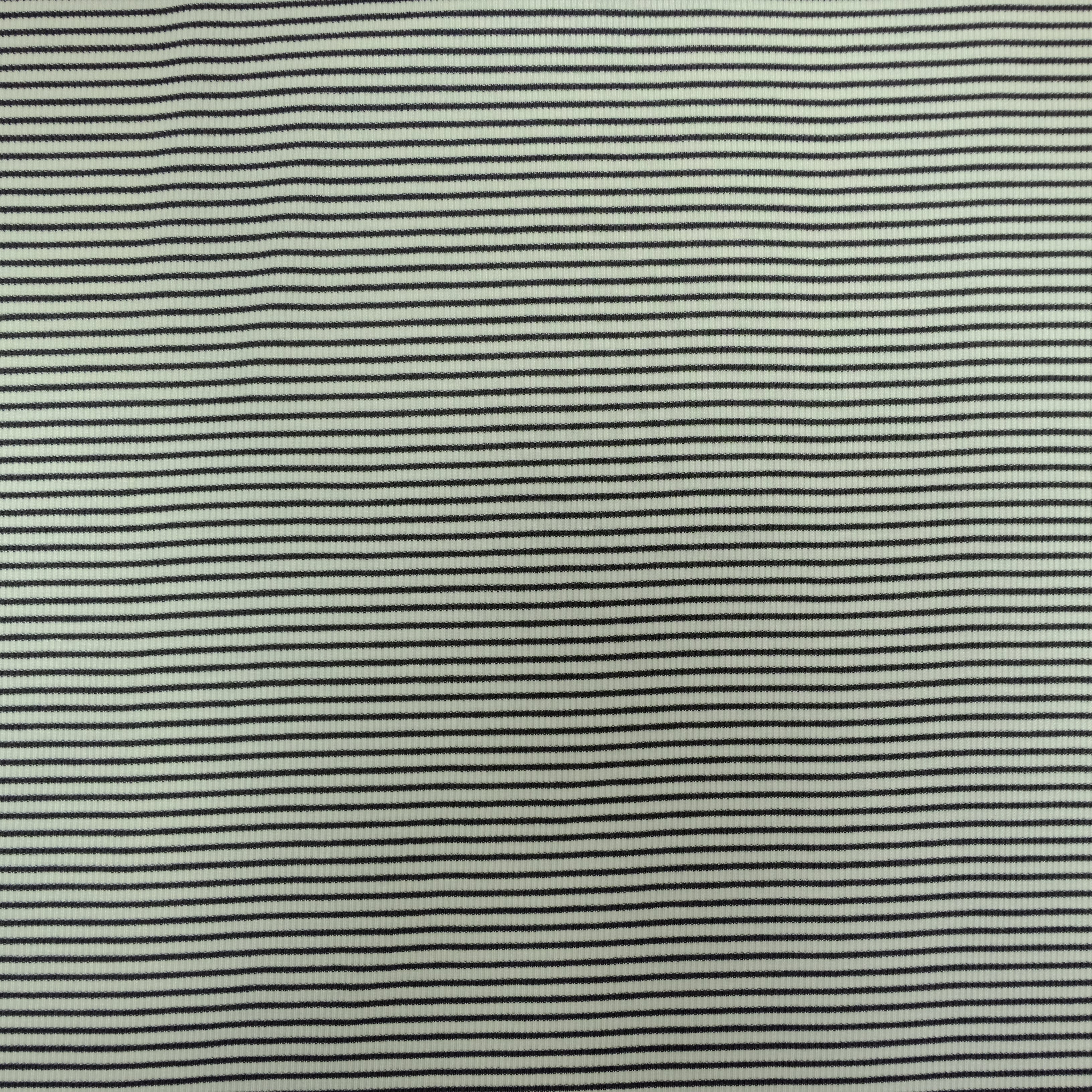 Viskose-Rippjersey braun-weiss gestreift 