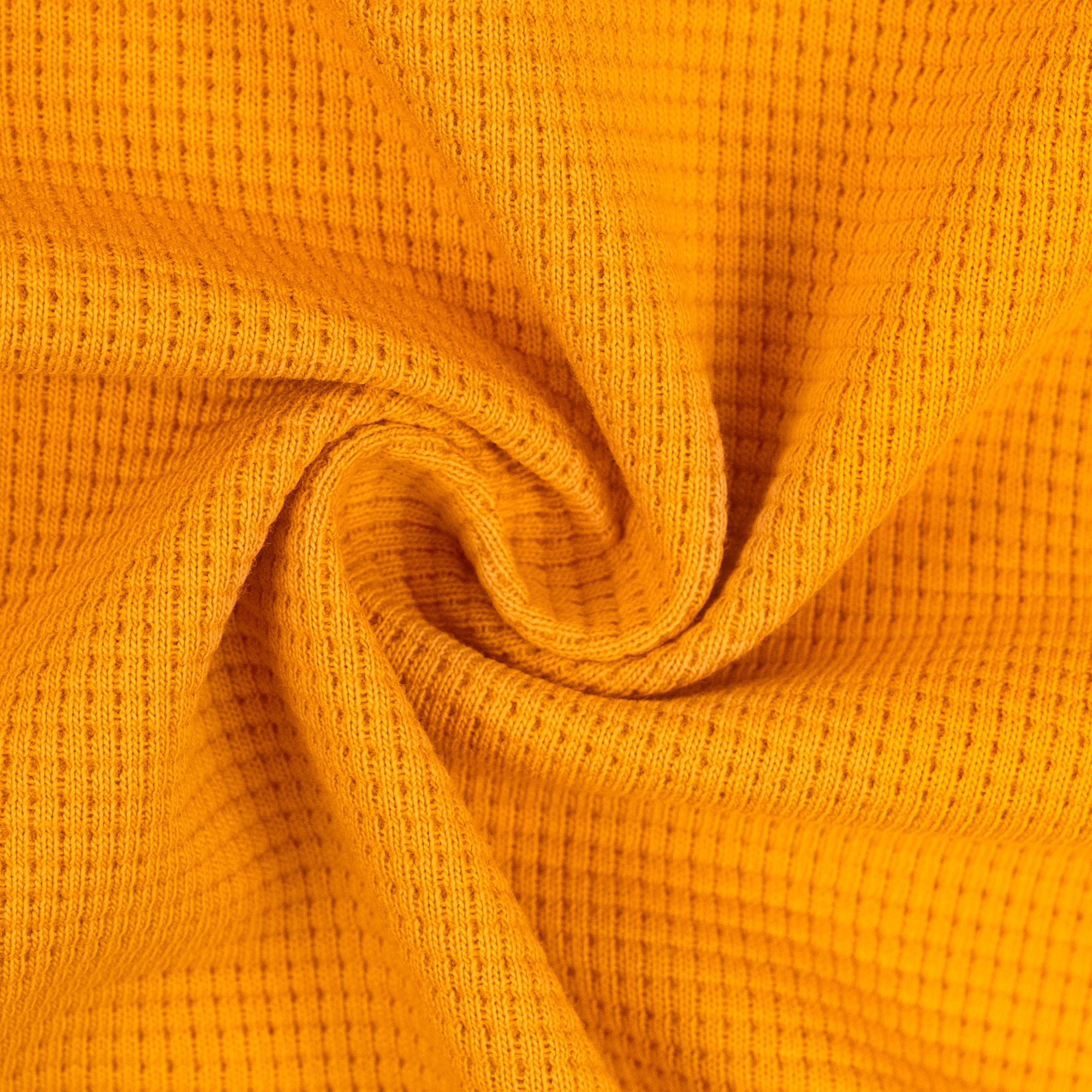 Waffeljersey Clarissa senf