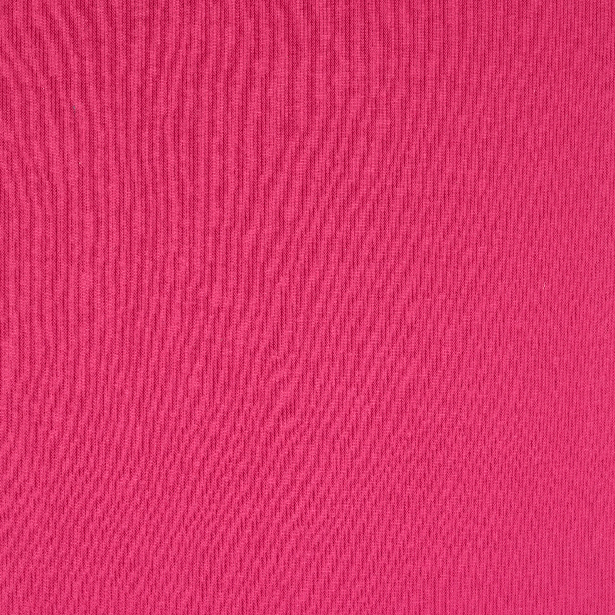 Bündchen in pink fein gerippt 