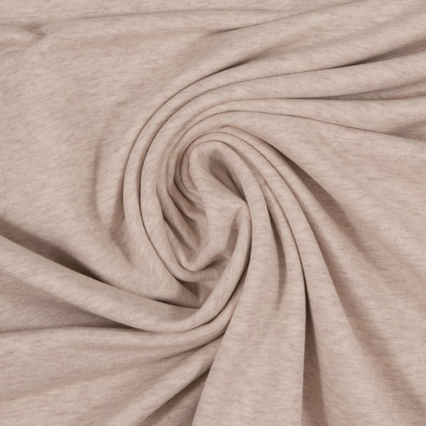 Sweat Maike melange naturweiss - drapiert Sweat Maike melange naturweiss, French Terry