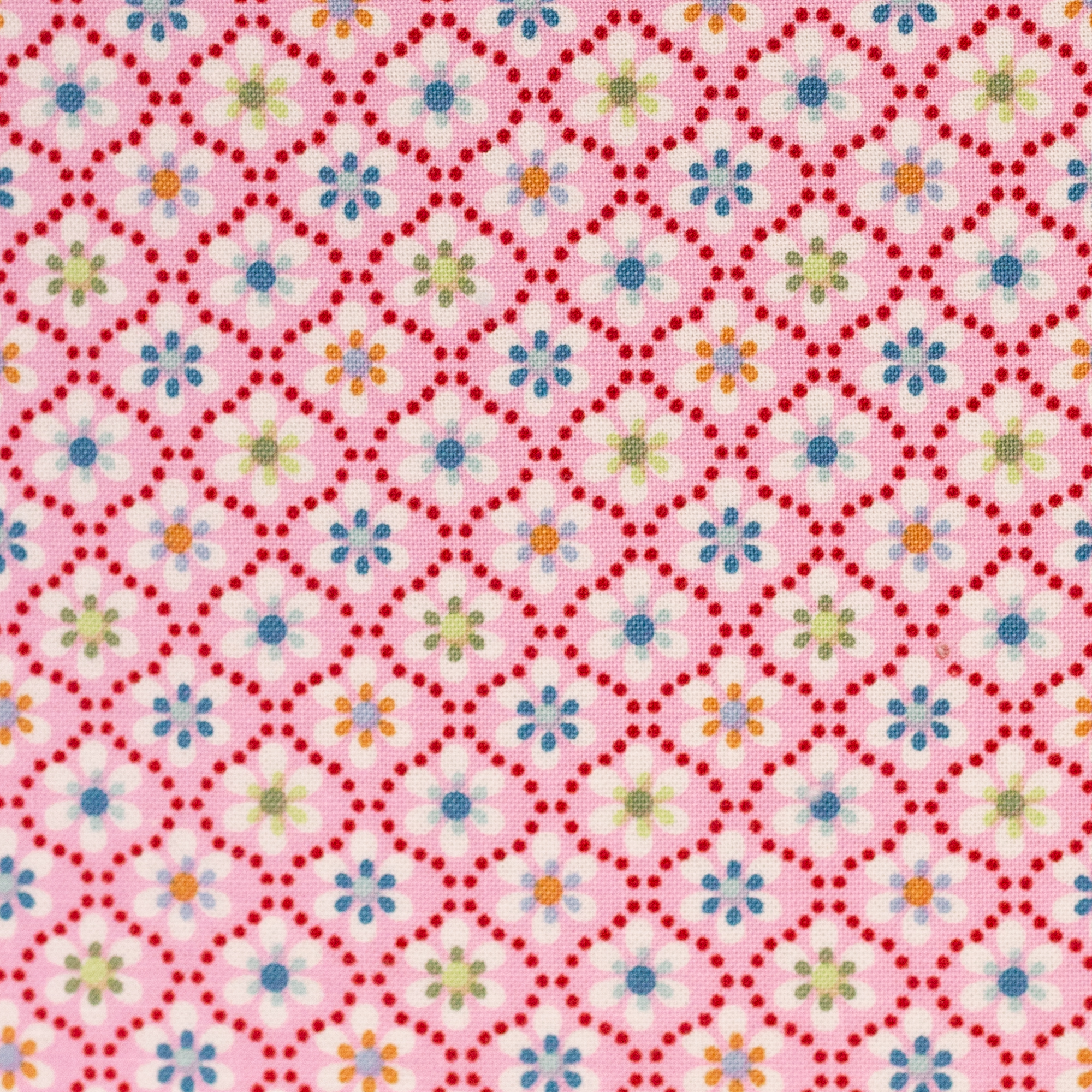Baumwollstoff Julia kleine Blüten rosa 