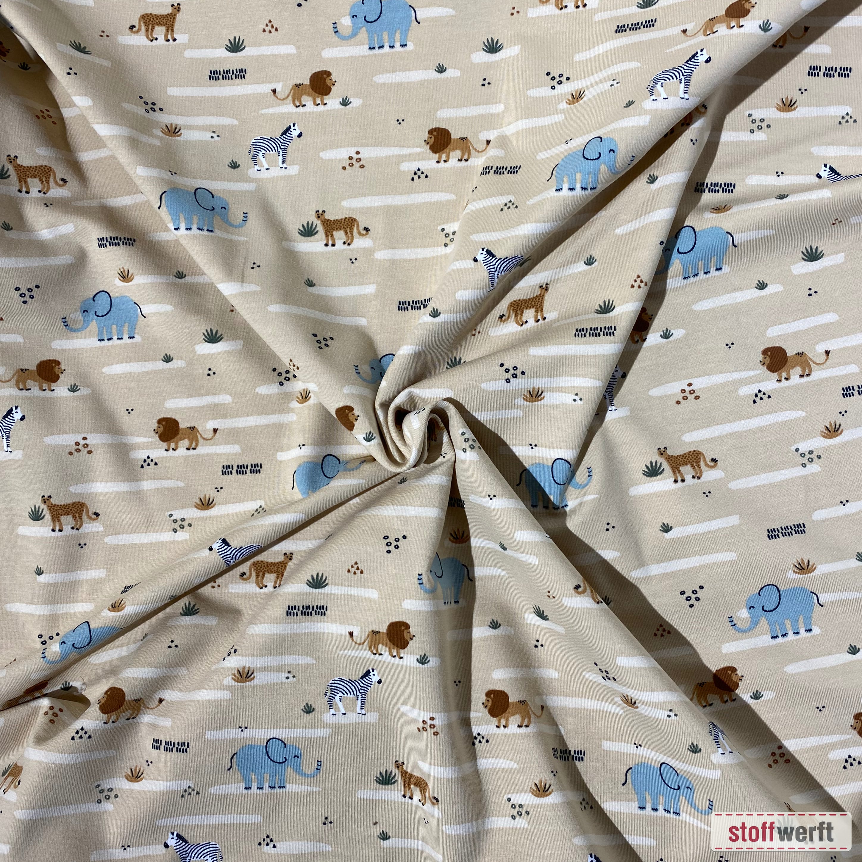 Baumwolljersey Safari