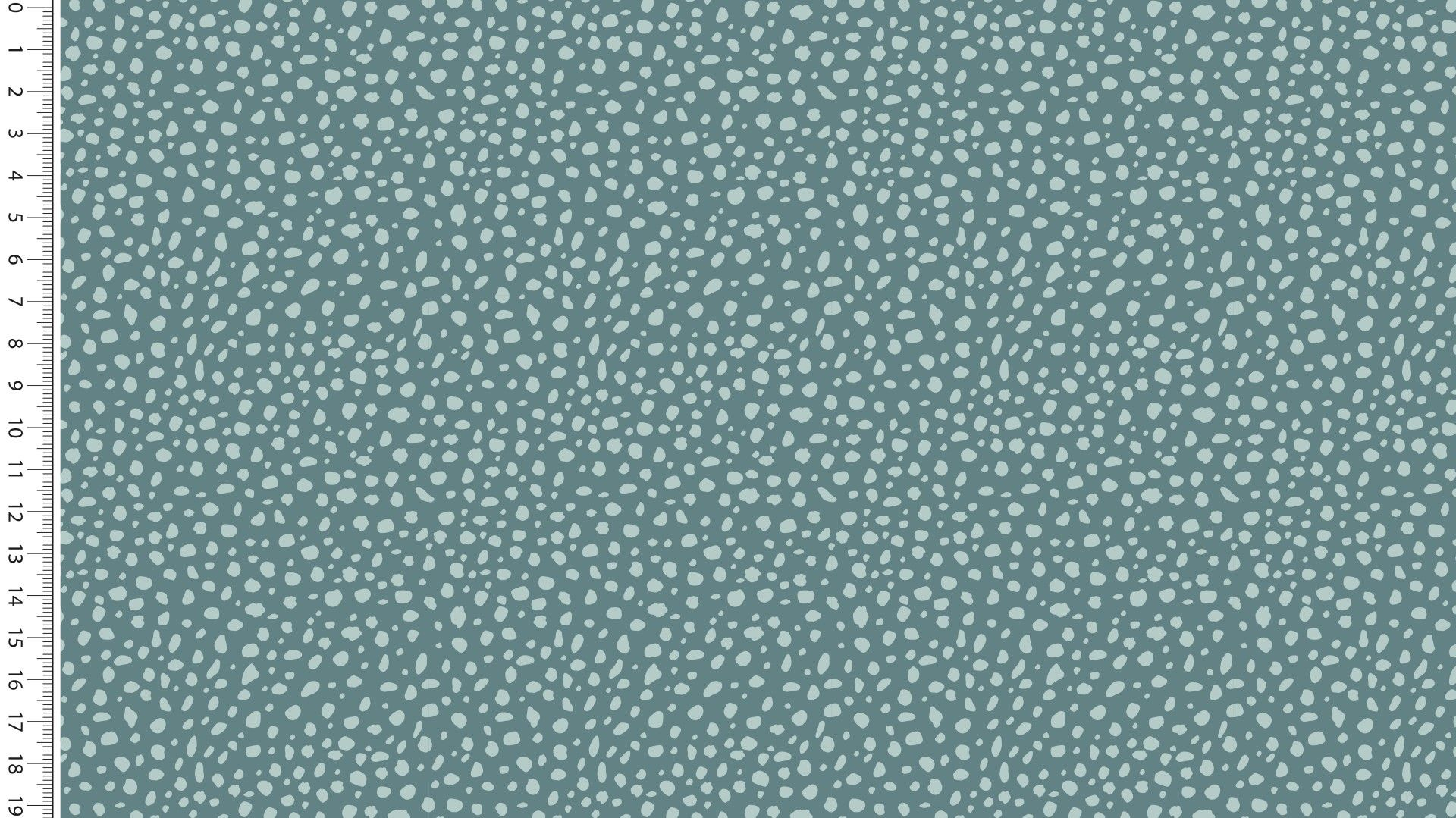 Baumwolljersey Spots petrol