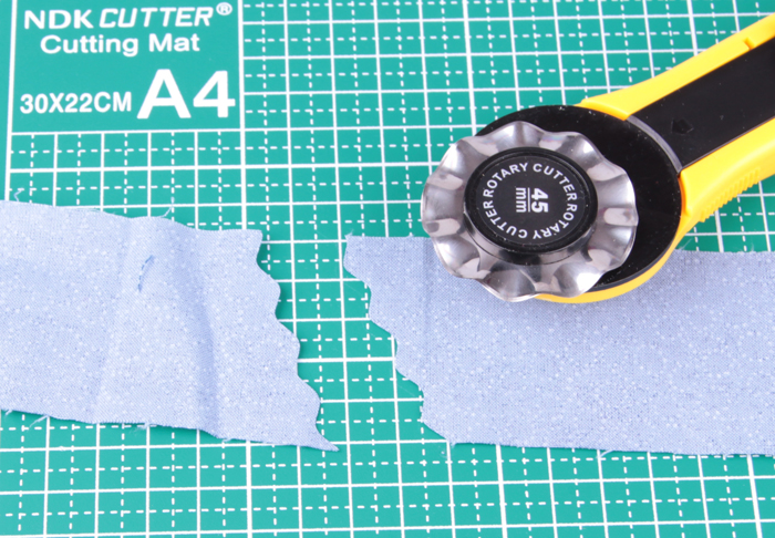 Wellenklinge für Rollschneider 45mm - großer Wellenschnitt