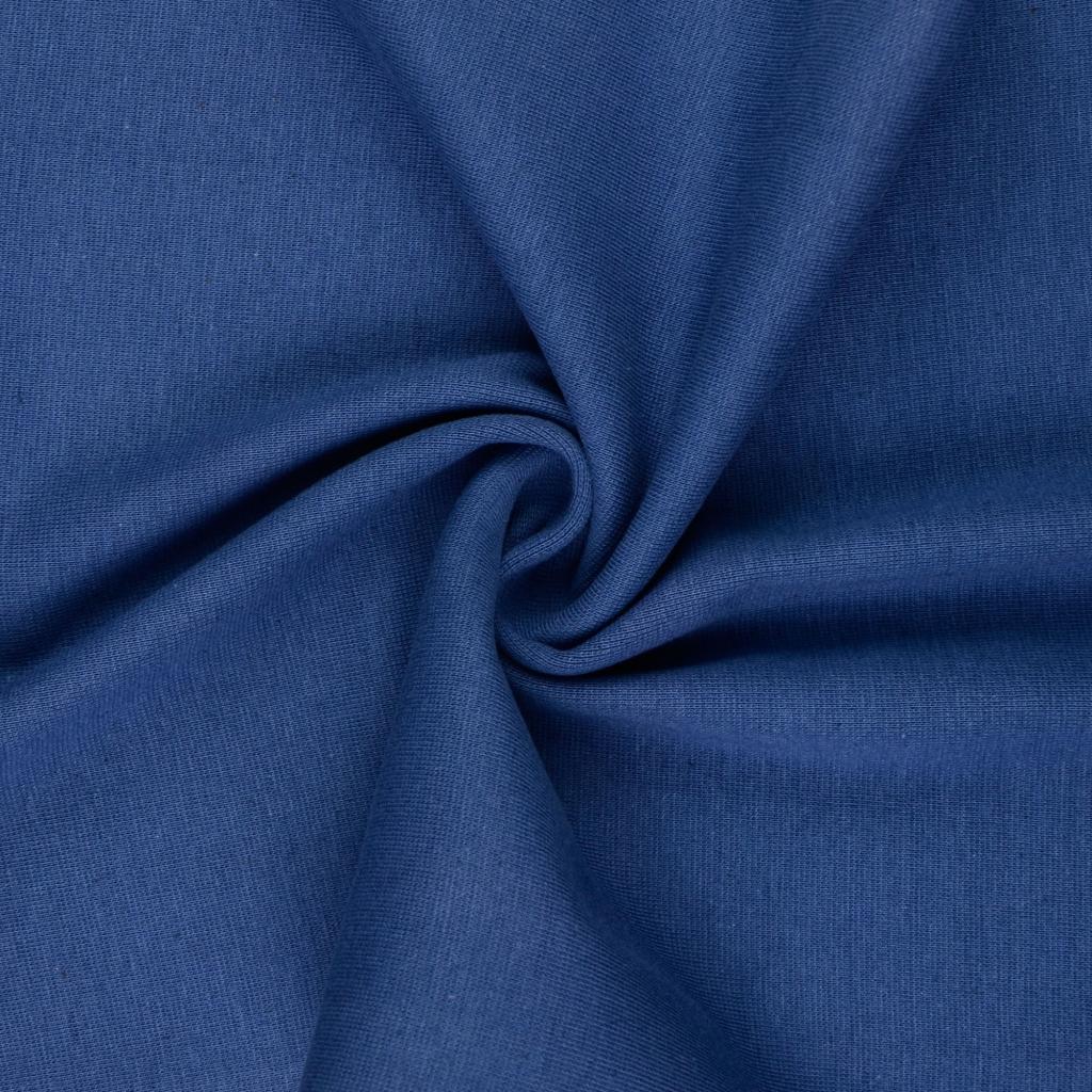 Leichte Bündchenware jeansblau