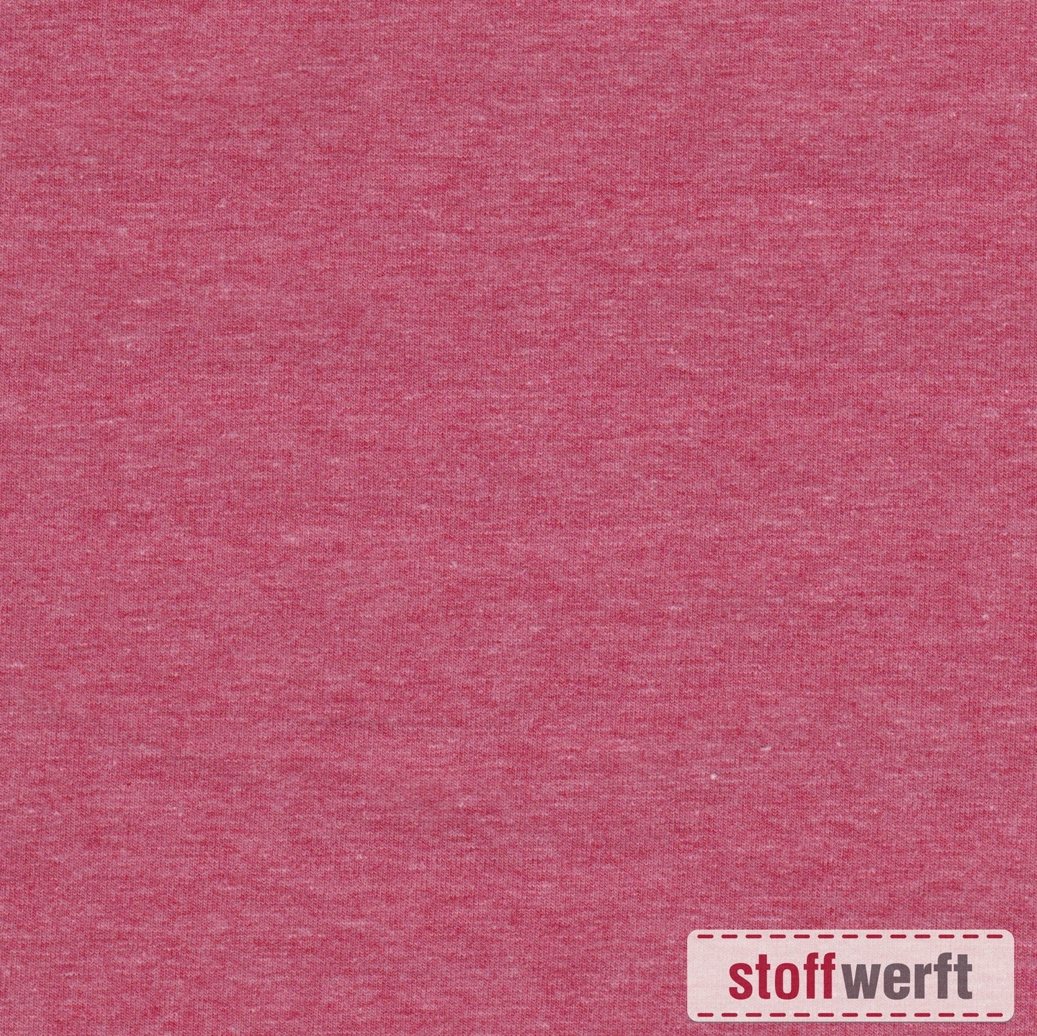Baumwolljersey meliert in rot