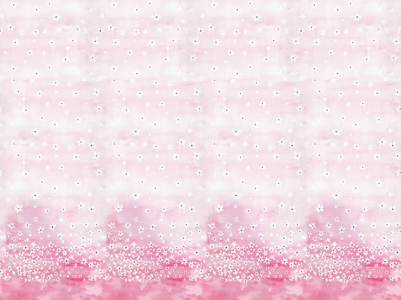 Baumwolljersey Flowers pink