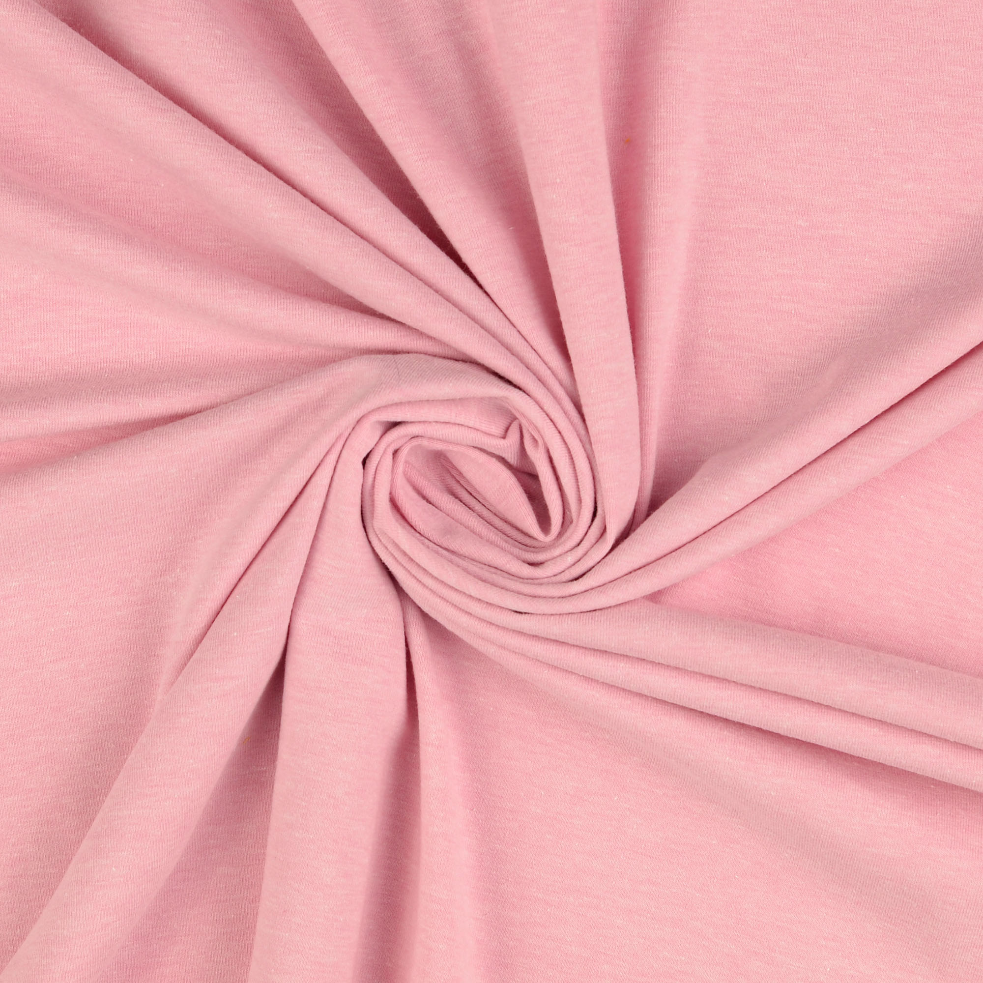 Baumwolljersey rosa meliert 
