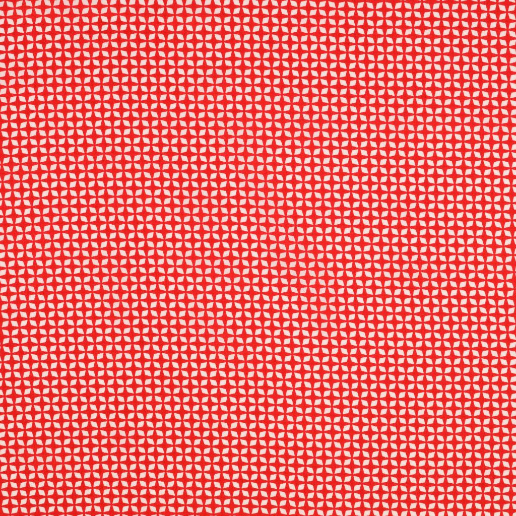 Viskose mit Rauten in rot